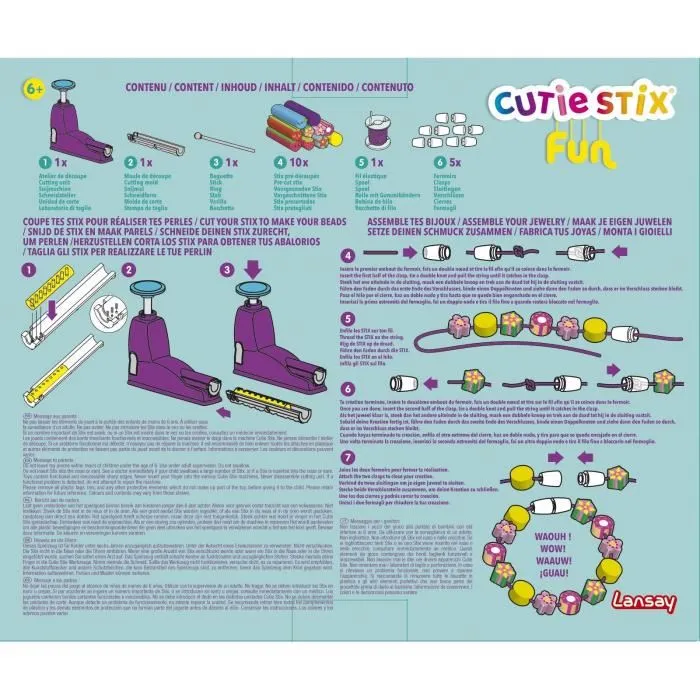 Lansay Cutie Stix Taller Creativo de Diversión a partir de 6 años