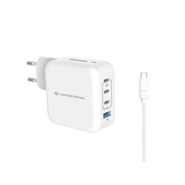 Conceptronic Althea18W Cargador de Pared 100W (18W por USB-C) 4 Puertos Blanco - Cargador Universal