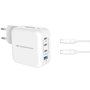 Conceptronic Althea18W Cargador de Pared 100W 4 Puertos
