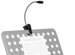 RTX Lámpara Atril Flexible Clip con 2 LEDs, 18x8x5 cm