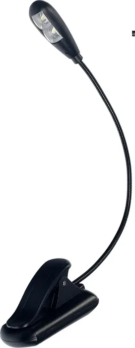 RTX Lámpara Atril Flexible Clip con 2 LEDs, 18x8x5 cm