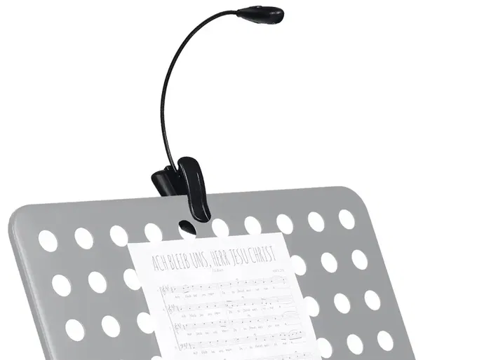 RTX Lámpara Atril Flexible Clip con 2 LEDs, 18x8x5 cm