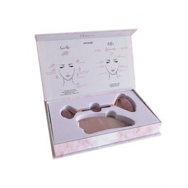 Bifull Set de Masaje Facial Mima Rose con Rodillo y Gua Sha