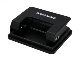 Greening Taladrador Metálico Negro, Capacidad 20 Hojas