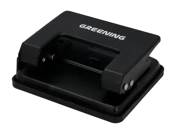 Greening Taladrador Metálico Negro, Capacidad 20 Hojas