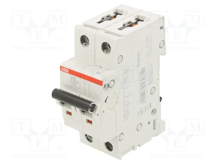 ABB Interruptor magnetotérmico S200 2 polos 10A Z ABB Interruptor magnetotérmico S200 2 polos 10A Z