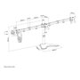 Neomounts Soporte de Monitor FPMA-D550DD3BLACK para 3 Pantallas de 13-27 pulgadas