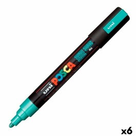 POSCA Marcador de Pintura PC-5M Verde Metálico Set de 6