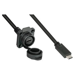 GoodConnections Cable de extensión Alcasa USB C a USB C 0,5m