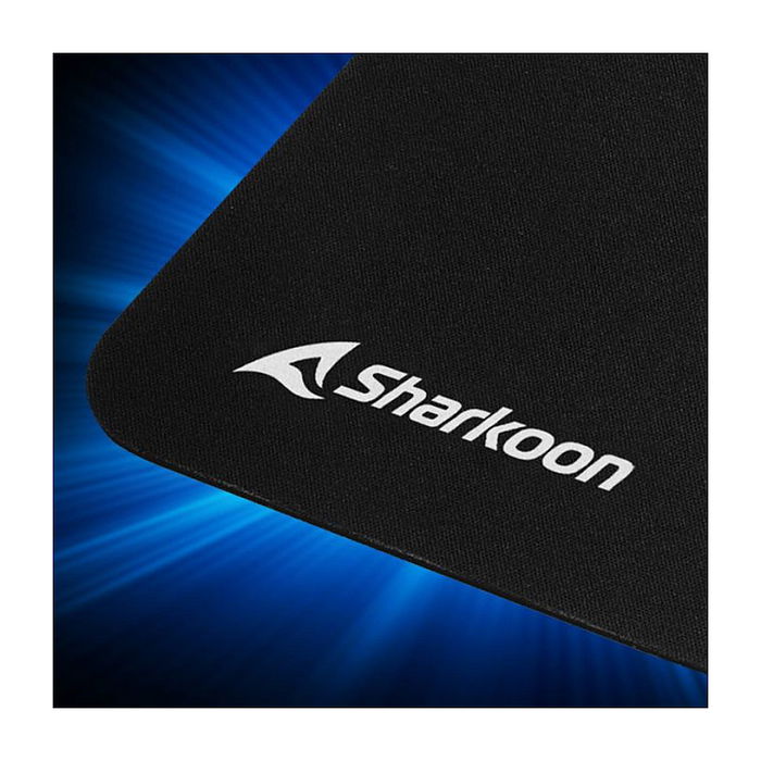 Sharkoon 1337 V2 Gaming Mat M Negro Alfombrilla de ratón para juegos Base antiderrapante