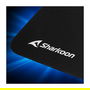 Sharkoon 1337 V2 Gaming Mat M Negro Alfombrilla de ratón para juegos Base antiderrapante