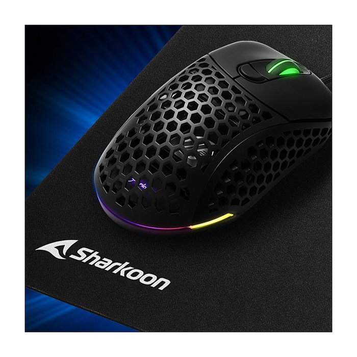 SHARKOON Sharkoon 1337 V2 Alfombrilla de ratón Gaming M Negro