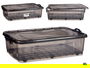 Kipit Bajo Cama 6 Ruedas Antracita 40L 46.5x20x72.5cm (Set de 6)