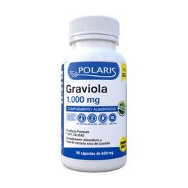 Polaris Graviola 1000 mg 90 Cápsulas Complemento Alimenticio Antioxidante y Digestivo