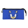 Karactermania Estuche Portatodo Sonic the Hedgehog Triple Sight Azul