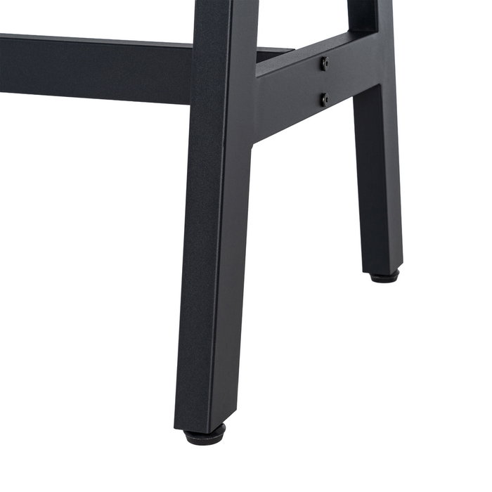 Mesa Alta Negro-Crema Dm-Metal Contract 138 X 50 X 100 cm