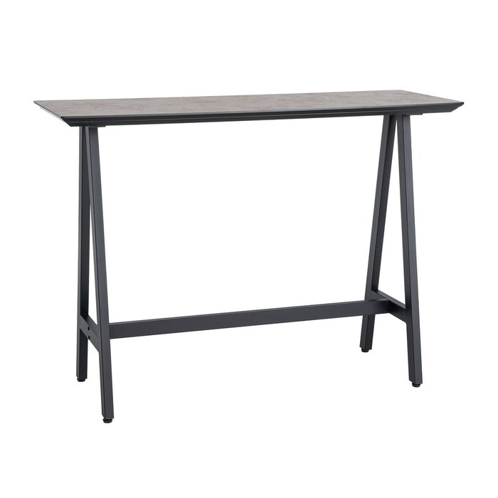Mesa Alta Negro-Crema Dm-Metal Contract 138 X 50 X 100 cm