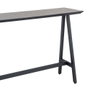 Mesa Alta Negro-Crema Dm-Metal Contract 138 X 50 X 100 cm