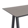 Mesa Alta Negro-Crema Dm-Metal Contract 138 X 50 X 100 cm