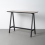 Mesa Alta Negro-Crema Dm-Metal Contract 138 X 50 X 100 cm