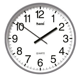 SAMI Reloj de pared Sami 30cm gris mate
