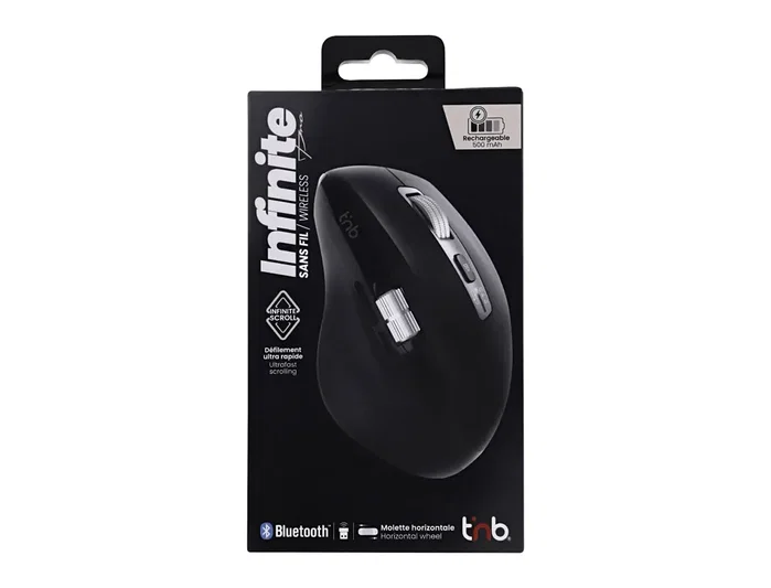 TNB Infinite MWINFINITEPRO Ratón Inalámbrico Recargable 3200 DPI Negro TNB Infinite MWINFINITEPRO Ratón Inalámbrico Recargable 3200 DPI Negro