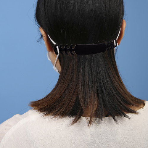 Trasnuca de plástico negro ED0050C00 para mascarilla de apoyo tras nuca