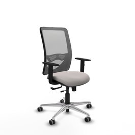 PIQUERAS Y CRESPO Silla de oficina Zulema Blanco y Gris