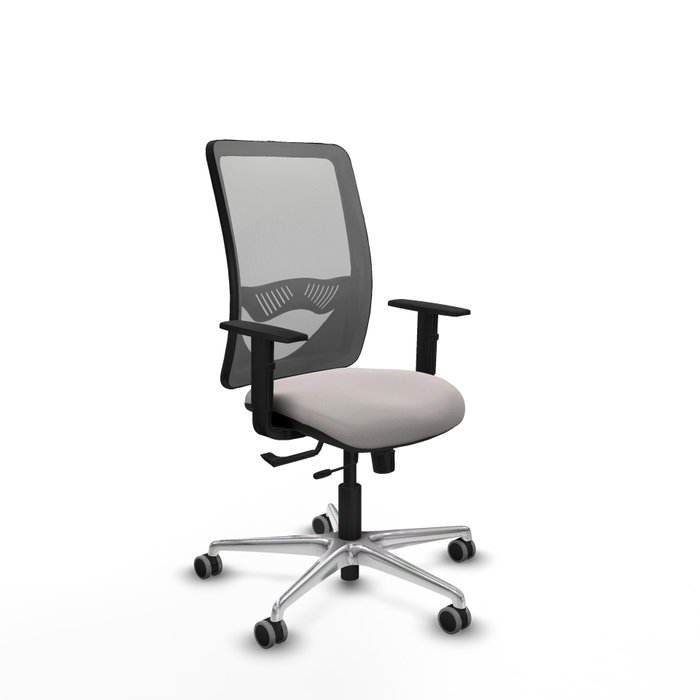 PIQUERAS Y CRESPO Silla de oficina Zulema Blanco y Gris PIQUERAS Y CRESPO Silla de oficina Zulema Blanco y Gris