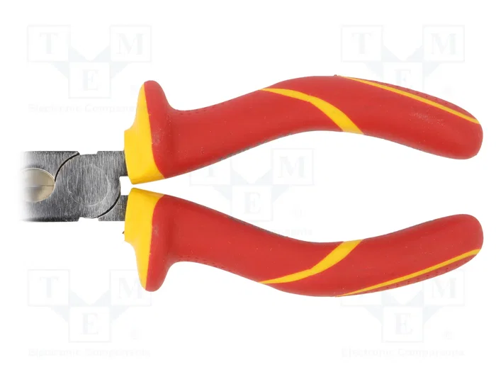 BETA Alicates aislados con punta curva y plana de 160 mm