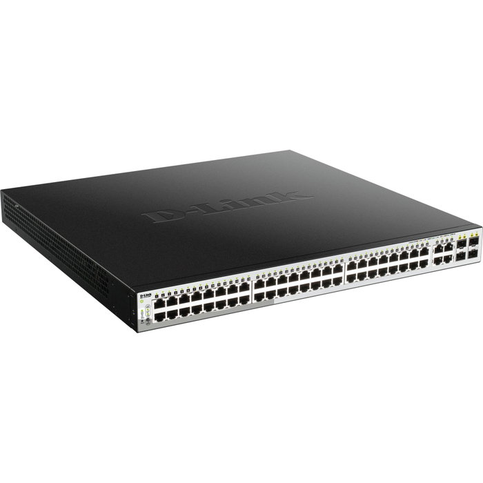 D-Link DGS-1210-52MP/E Switch Gestionado L2 de 52 Puertos con 48 PoE+