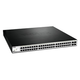 D-Link DGS-1210-52MP Switch Gestionado Layer 2 Gigabit 48 Puertos PoE con 4 SFP, 370W, 52 Puertos Total