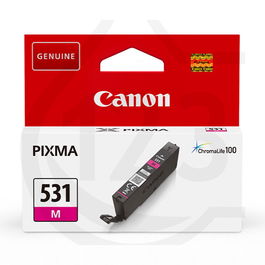 Canon CLI-531 Cartucho de Tinta Original, Magenta, 530 páginas, CLI-531M