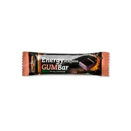 CROWN SPORT NUTRITION Energy Gum Bar Cola + Cafeína 1 x 30 G Barrita de Gominola Vegana para Rendimiento