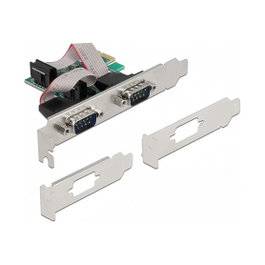 DeLOCK 90046 Tarjeta PCI Express x1 a 2 x Serie RS-232