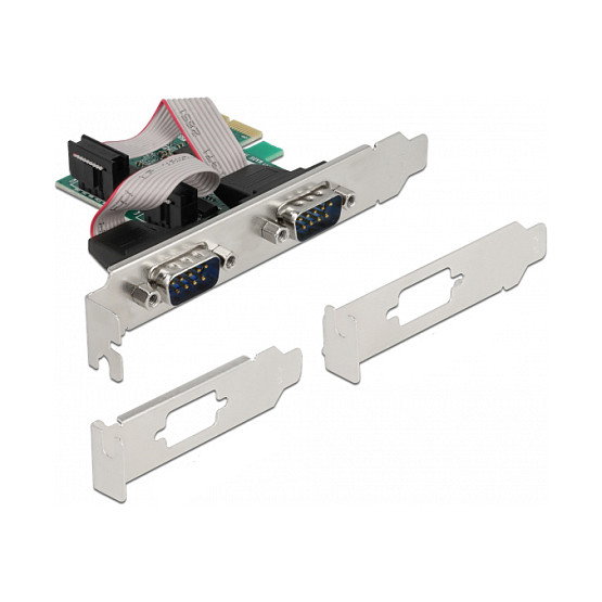 DeLOCK 90046 Tarjeta PCI Express x1 a 2 x Serie RS-232 DeLOCK 90046 Tarjeta PCI Express x1 a 2 x Serie RS-232