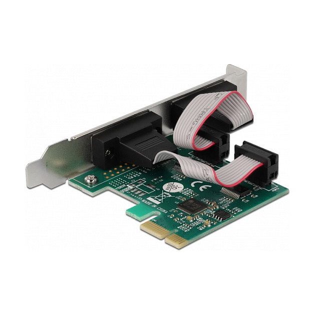 DeLOCK 90046 Tarjeta PCI Express x1 a 2 x Serie RS-232 DeLOCK 90046 Tarjeta PCI Express x1 a 2 x Serie RS-232