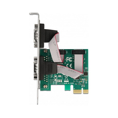 DeLOCK 90046 Tarjeta PCI Express x1 a 2 x Serie RS-232 DeLOCK 90046 Tarjeta PCI Express x1 a 2 x Serie RS-232