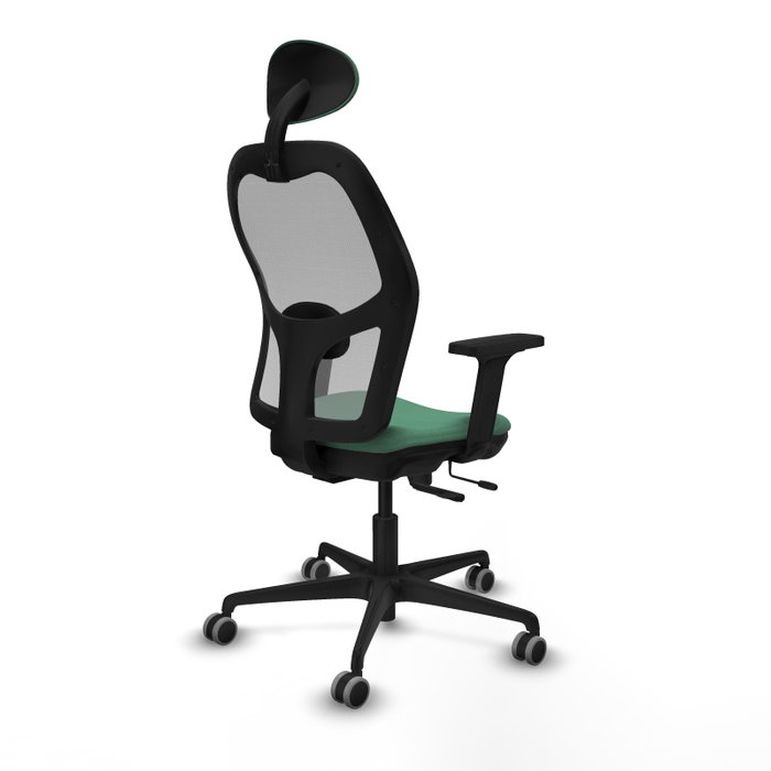 PIQUERAS Y CRESPO Silla de oficina Jorquera con mecanismo Sincro/Traslack Verde esmeralda y Gris PIQUERAS Y CRESPO Silla de oficina Jorquera con mecanismo Sincro/Traslack Verde esmeralda y Gris