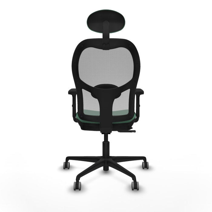 PIQUERAS Y CRESPO Silla de oficina Jorquera con mecanismo Sincro/Traslack Verde esmeralda y Gris PIQUERAS Y CRESPO Silla de oficina Jorquera con mecanismo Sincro/Traslack Verde esmeralda y Gris