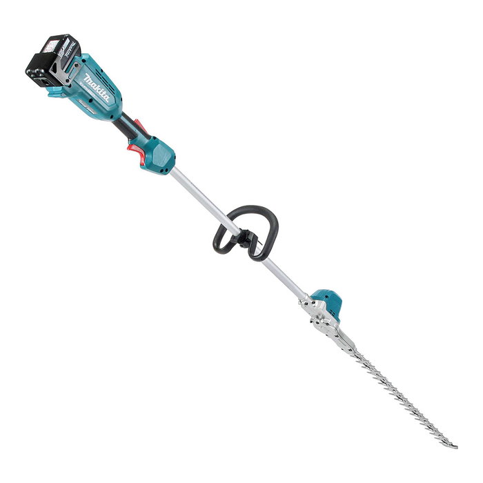 Makita DUN600LZ Cortabordes a Batería 18V con Cuchilla Doble, 60 cm de Corte, 4400 spm, 3.4 kg, Negro y Verde