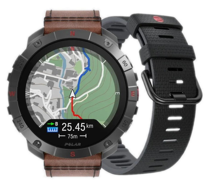 Polar Grit X2 Pro Titanium Marrón M/L