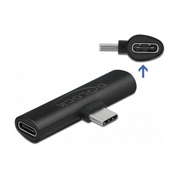DeLOCK Adaptador USB Type-C a 2 x USB Type-C PD Negro
