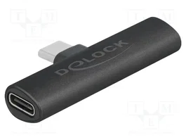DeLOCK Adaptador USB Type-C a 2 x USB Type-C PD negro