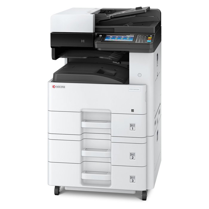 Kyocera ECOSYS M4132idn - Klimaschutz-System - Impresora Láser Multifunción A3 (Blanco y Negro, Imprime/Copia/Escanea/Fax, WiFi, 32 ppm)