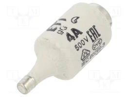 ETI POLAM Fusible de cartucho DII de cerámica 4A 500V