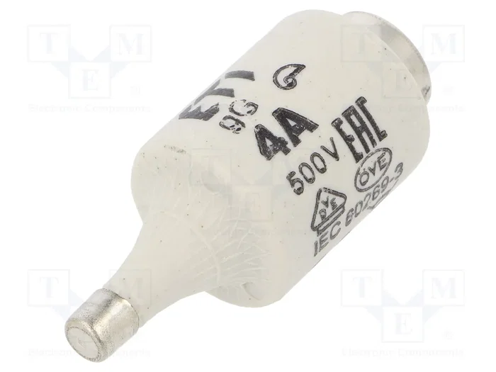 ETI POLAM Fusible de cartucho DII de cerámica 4A 500V ETI POLAM Fusible de cartucho DII de cerámica 4A 500V