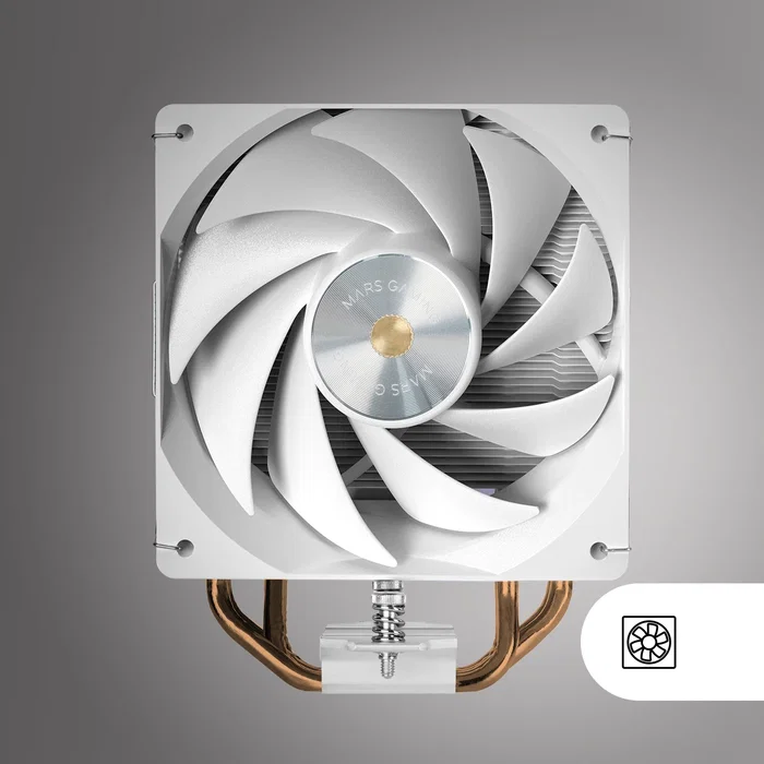 Mars Gaming MCPU-X4W Ventilador Disipador CPU Refrigerador de Aire 12 cm Blanco - Hasta 230W TDP, Tecnología SI Extreme-Silence, PWM, Compatible Intel LGA 1700/1200 y AMD AM5/AM4 Mars Gaming MCPU-X4W Ventilador Disipador CPU Refrigerador de Aire 12 cm Blanco - Hasta 230W TDP, Tecnología SI Extreme-Silence, PWM, Compatible Intel LGA 1700/1200 y AMD AM5/AM4