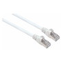 Intellinet 741903 Cable de Red RJ45 Cat7 S/FTP 0.25 m Blanco 10 Gbit/s 600 MHz 10GBase-T Conector Dorado Plug & Play