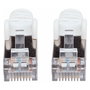 Intellinet 741903 Cable de Red RJ45 Cat7 S/FTP 0.25 m Blanco 10 Gbit/s 600 MHz 10GBase-T Conector Dorado Plug & Play